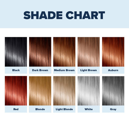 Color & Lift with Thickening Powder - Available in 10 Hair Colors - Root Cover Up - Temporary Hair Coloring Brush that Refreshes Hair