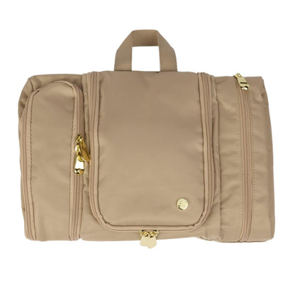 Samantha Brown Hanging Toiletry Bag - Creamy Vanilla