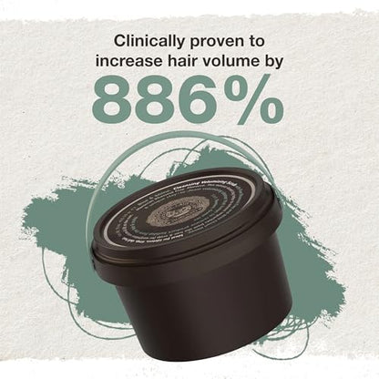 Tweak’d by Nature - Rise & Shine Cleansing Volumizing Hair Scrub for Scalp Treatment, Super Size Exfoliating Scrub for Thicker-Looking Hair, with Rhassoul Lava Clay, Cruelty Free (16 ounces)