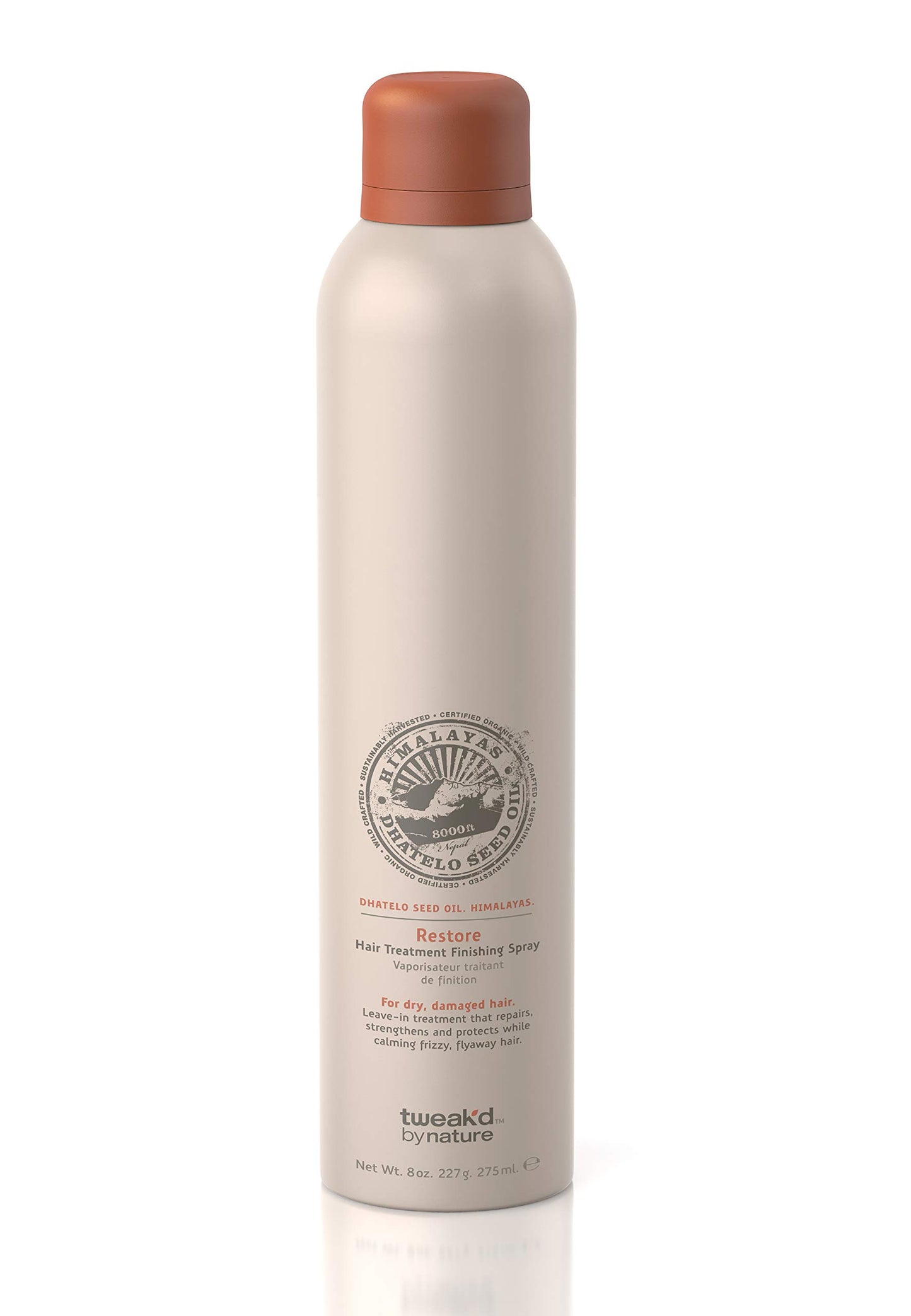 Tweak-d By Nature Restore Hair Treatment Finishing Spray For Dry Damaged Hair 8 oz.