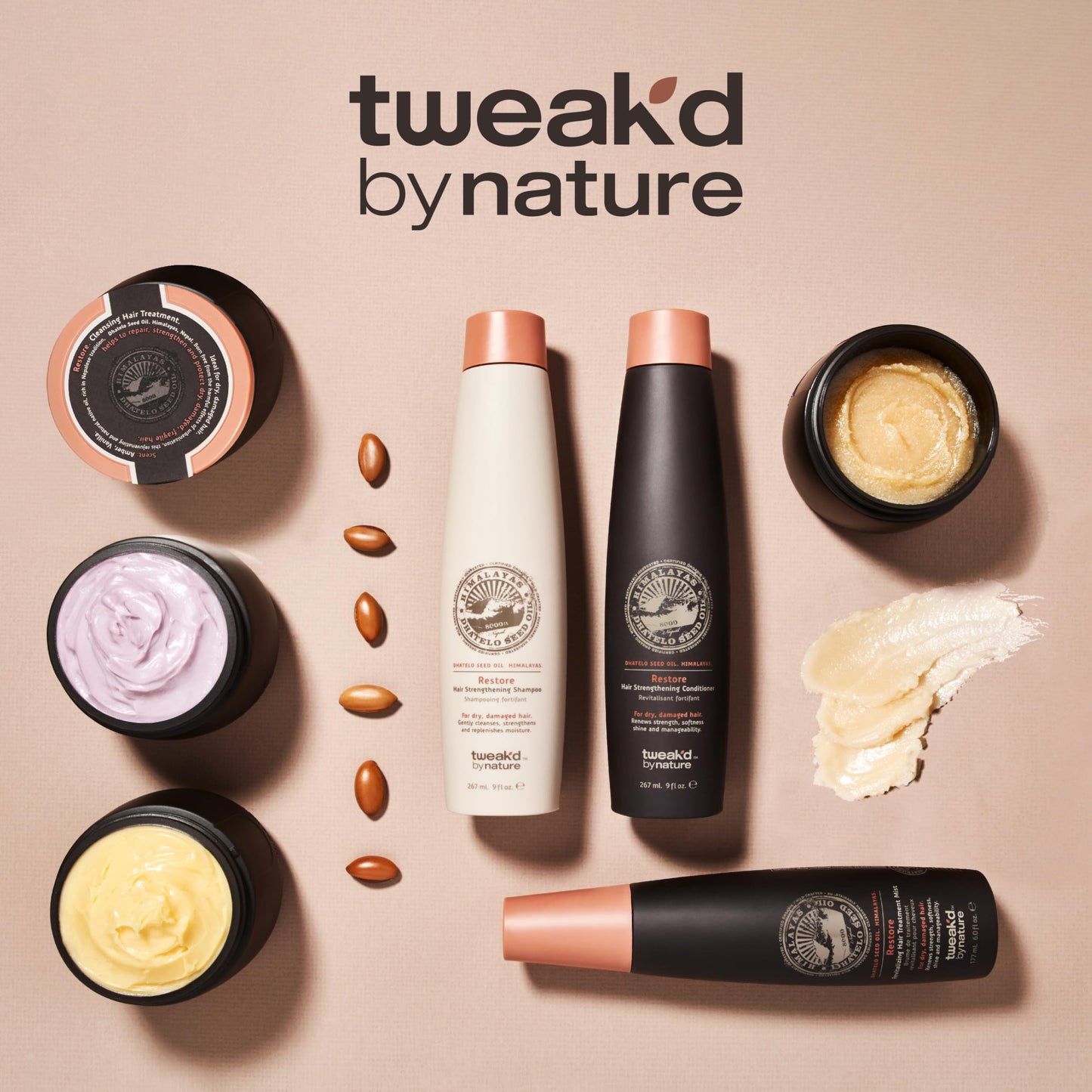 Tweak’d by Nature - All Purpose Rescue Cream, 5-in-1 Face and Body Cream and Moisturizer for Soft Skin and a Radiant Glow, Cruelty Free (15.75 ounces)