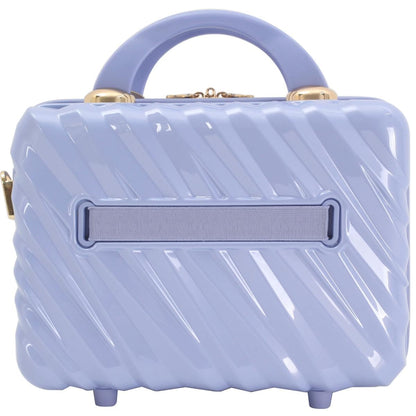 Marcy McKenna Hamptons Collection Hard Side Beauty Cosmetic Case - Iced Periwinkle