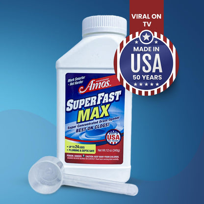 Professor Amos SuperFast MAX Super Concentrated Drain Powder